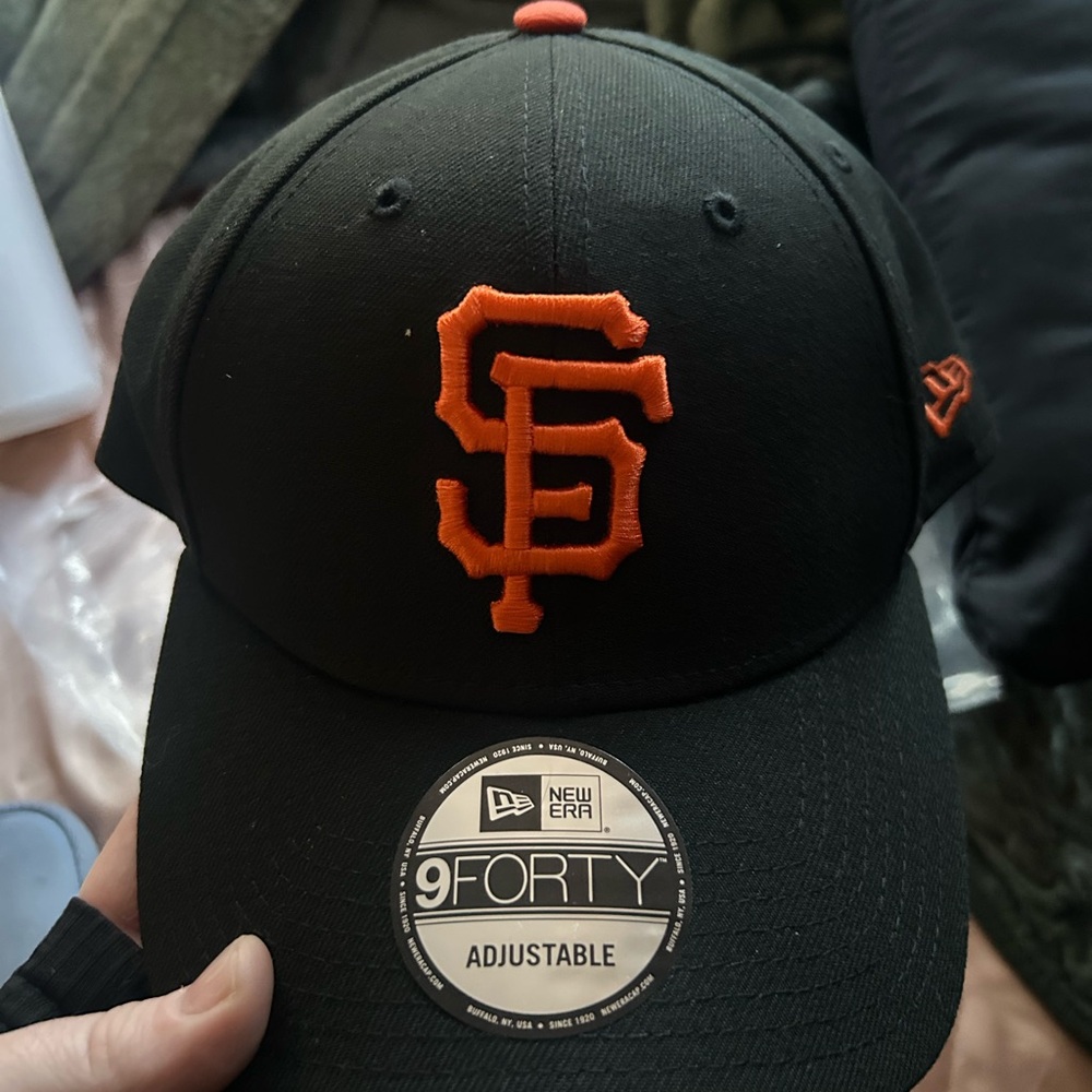 New Era Black and Orange San Francisco Giants 9FORTY Cap